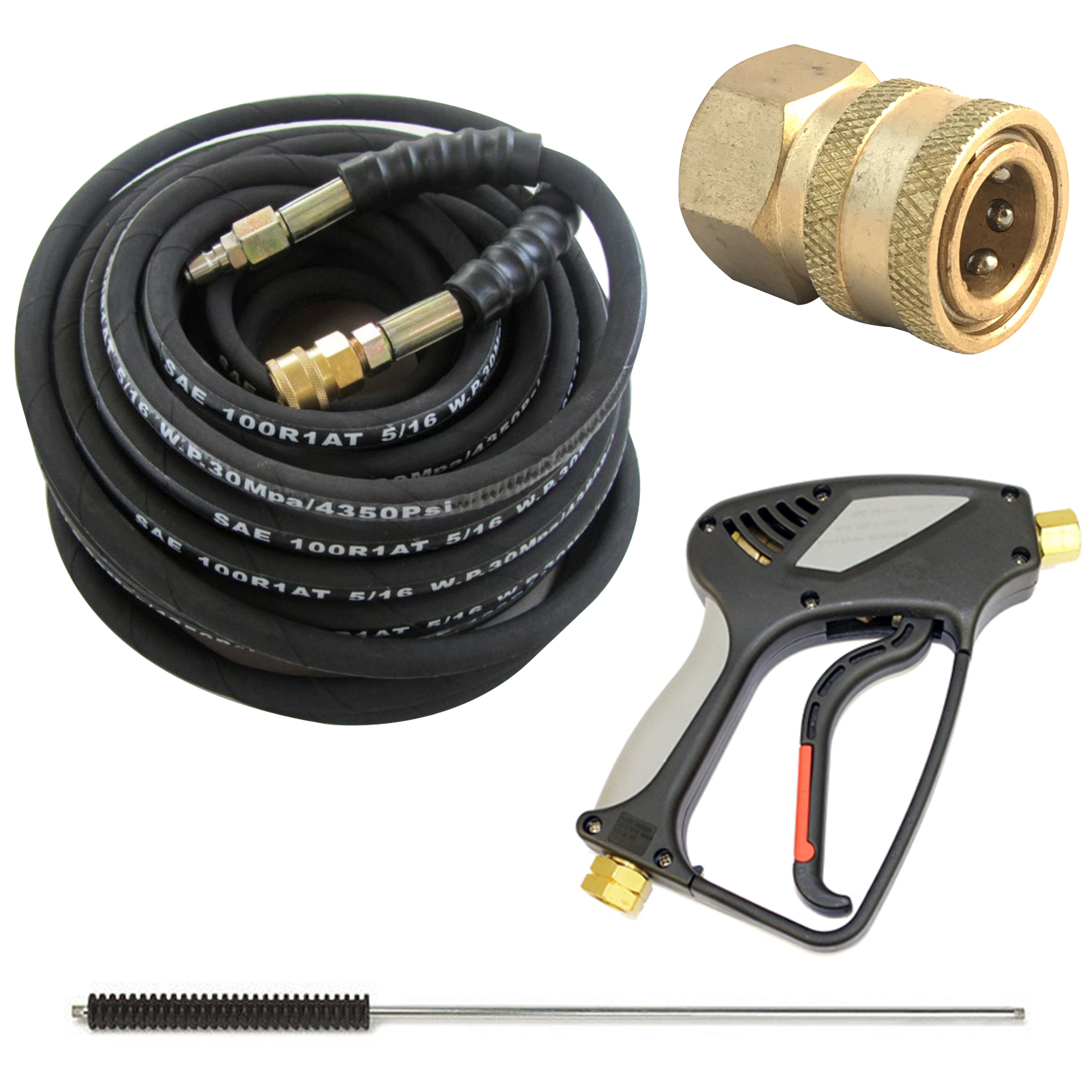 Business Starter Pack - 25ft 4350PSI 3/8 Pressure Washer Hose, Soft G –  EquipMaxx