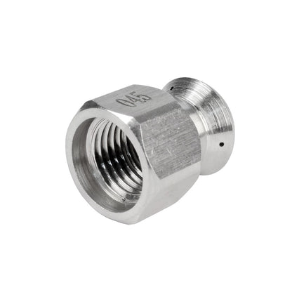 Drain Sewer Cleaning Nozzle for Jetting - 1/4" NPT female thread, 5500 psi, 045 jet size