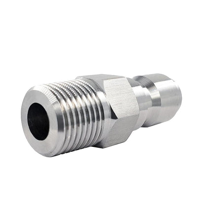 1/4" Male NPT Screw Thread to Quick Connector 1/4" Male for adding accessories to your pressure washer