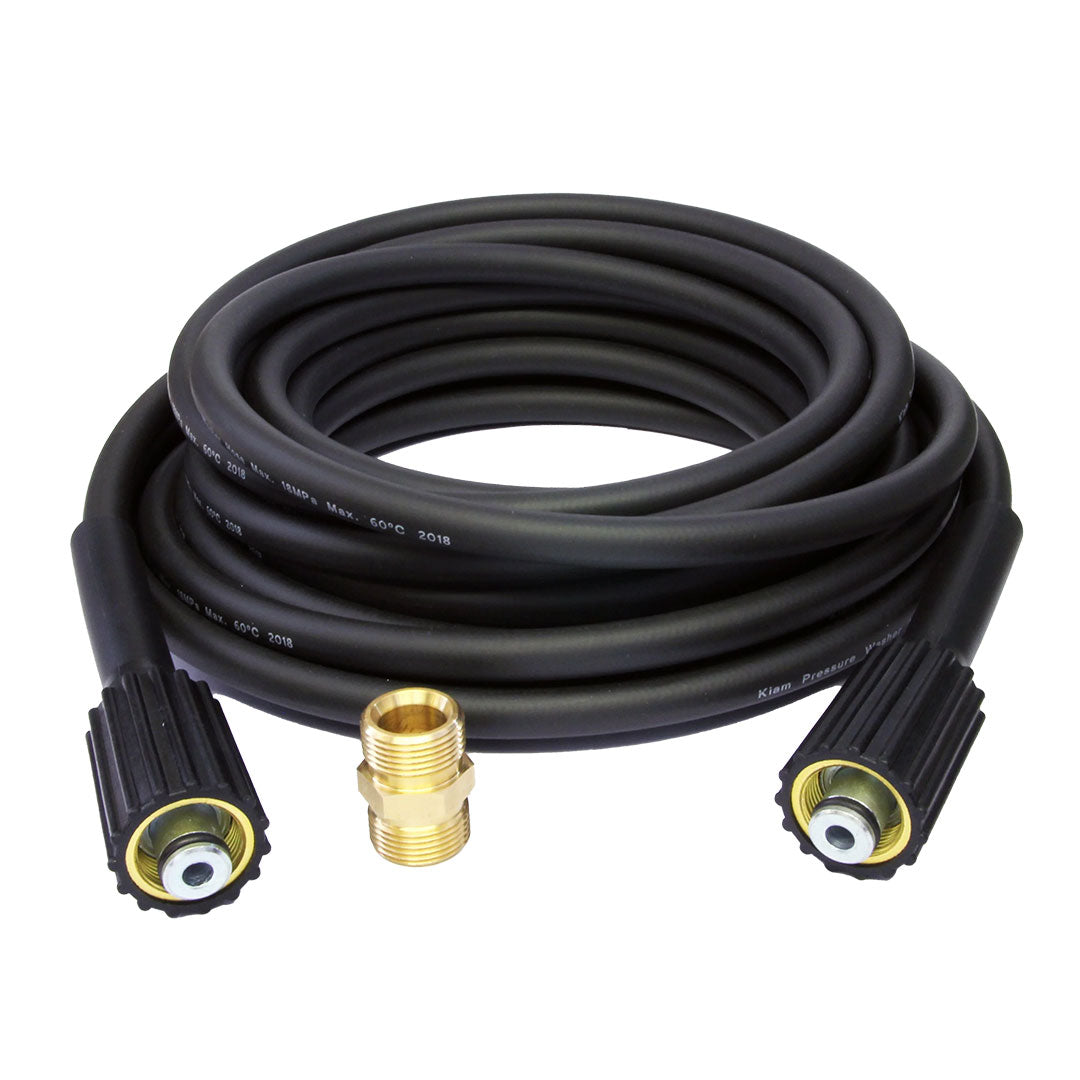 25 Foot (1/4") High Pressure Hose - M22 - Replacement / Extension with coupling to extend