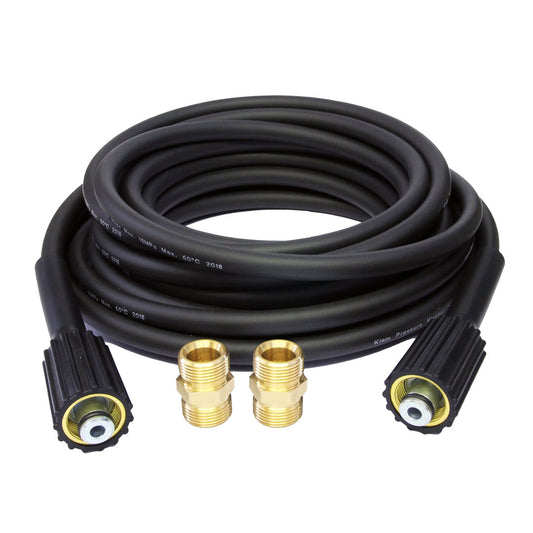 50 Feet Replacement PVC Pressure Hose  1/4 inch - M22 - Replacement / Extension with coupling to extend