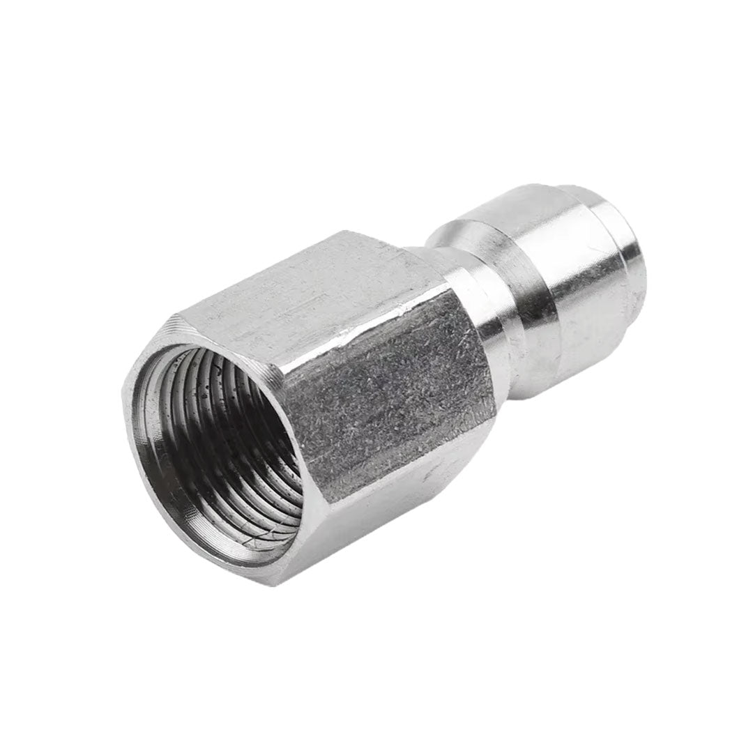 1/4" Female NPT Screw Thread to Quick Connect 1/4" Male, extend lance of your pressure washer with this coupling