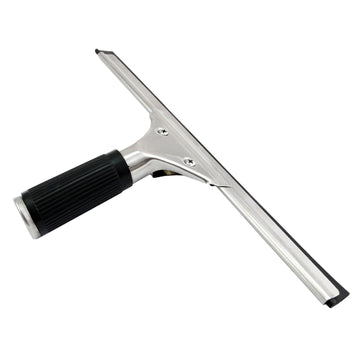 Better Brush ProductsStainless Steel Window Squeegee w/Threaded Adapter-  12 Blade - Better Brush Products