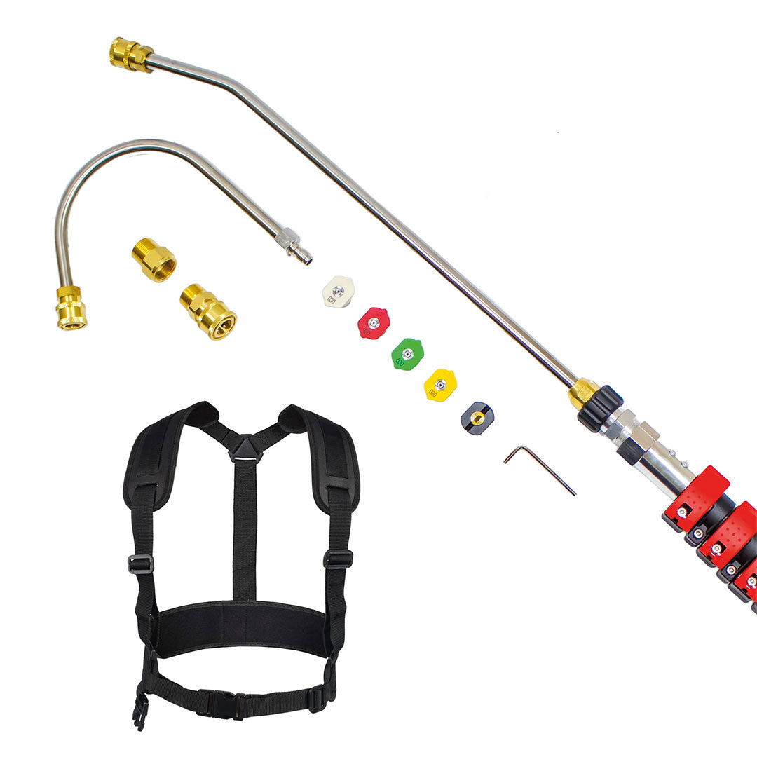 24ft Carbon Telescopic Lance Kit for Pressure Washers