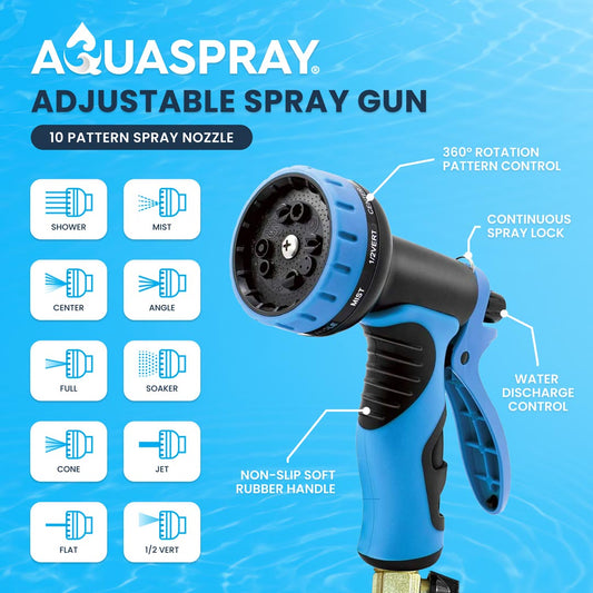 Adjustable Spray Gun and Expanding Water Hose