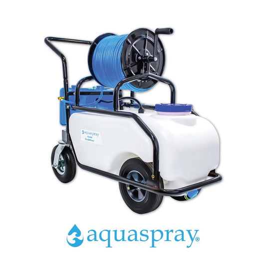 16 Gallon AquaSpray Pro 60 Rolling Water Tank for Commercial Window and Solar Panel Cleaning