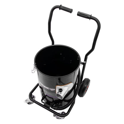 20 Gallon Cyclone II 3600W Polypropylene Gutter Vacuum with 20 Foot Carbon Fiber Clamping Poles and Bag