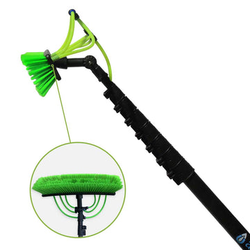 Cleaner 20 Foot Reach Extension Pole Plus Squeegee & Window Washer